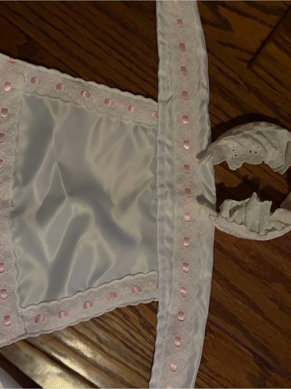 Trashy Lingerie Original Sexy Black & Pink French Maid Chemise with Apron